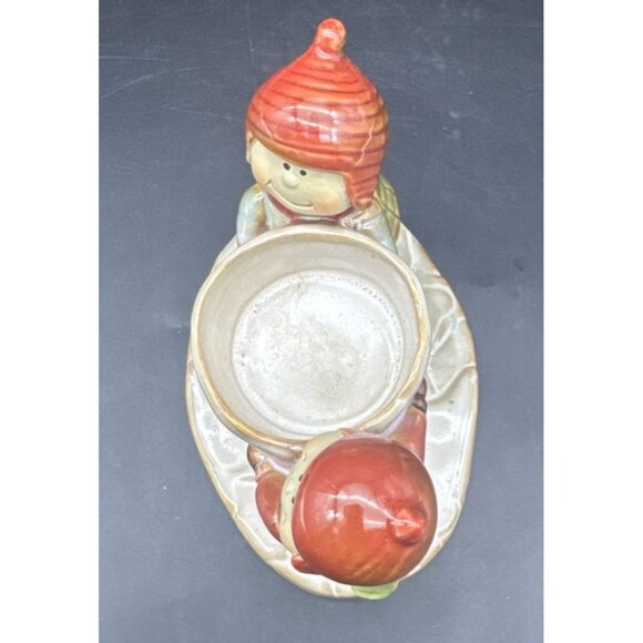 Yankee Candle KIDS w/ SNOWBALL Ceramic Votive Tea Light Candle Holder Christmas - Picture 5 of 9